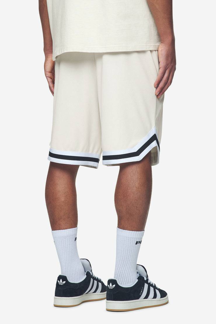 Pegador Lansing Basketball Shorts Salty Cream Sonderangebot der Fabrik