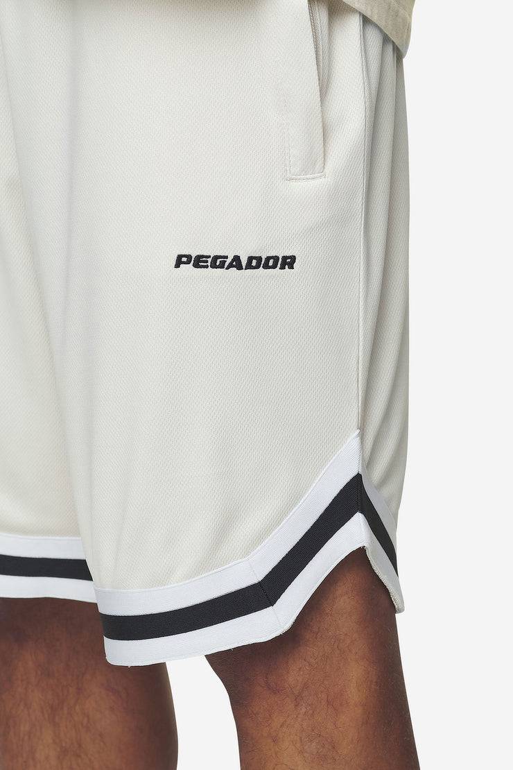 Pegador Lansing Basketball Shorts Salty Cream Sonderangebot der Fabrik