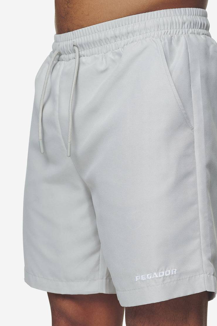 Pegador Logo Swim Shorts Pearl Grey Vierteljährliche Förderung