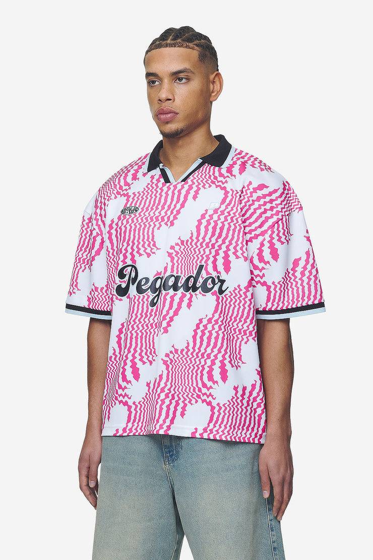 Pegador Worden Boxy Trikot White Pink Speichern exportieren