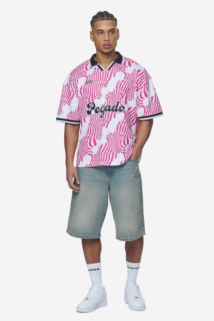 Pegador Worden Boxy Trikot White Pink Speichern exportieren