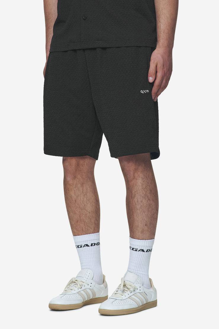 Pegador Wyton Structured Summer Shorts Black zollfrei