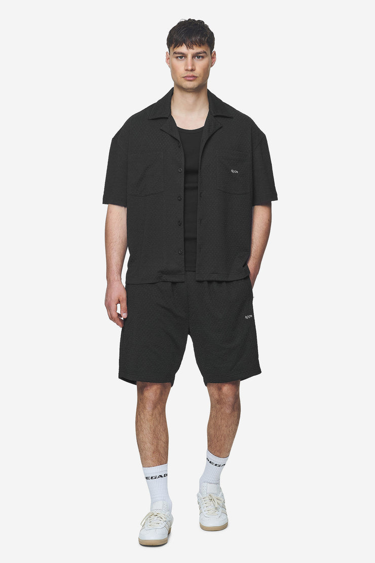 Pegador Wyton Structured Summer Shorts Black zollfrei