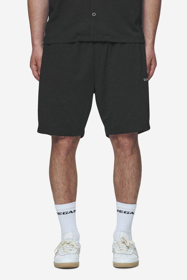 Pegador Wyton Structured Summer Shorts Black zollfrei