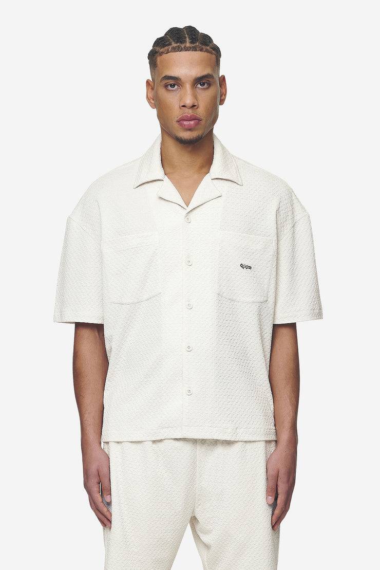 Pegador Wyton Structured Summer Shirt Salty Cream 50% Rabatt für begrenzte Zeit