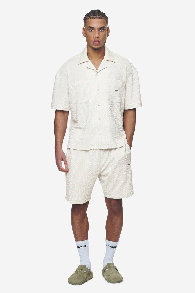 Pegador Wyton Structured Summer Shirt Salty Cream 50% Rabatt für begrenzte Zeit