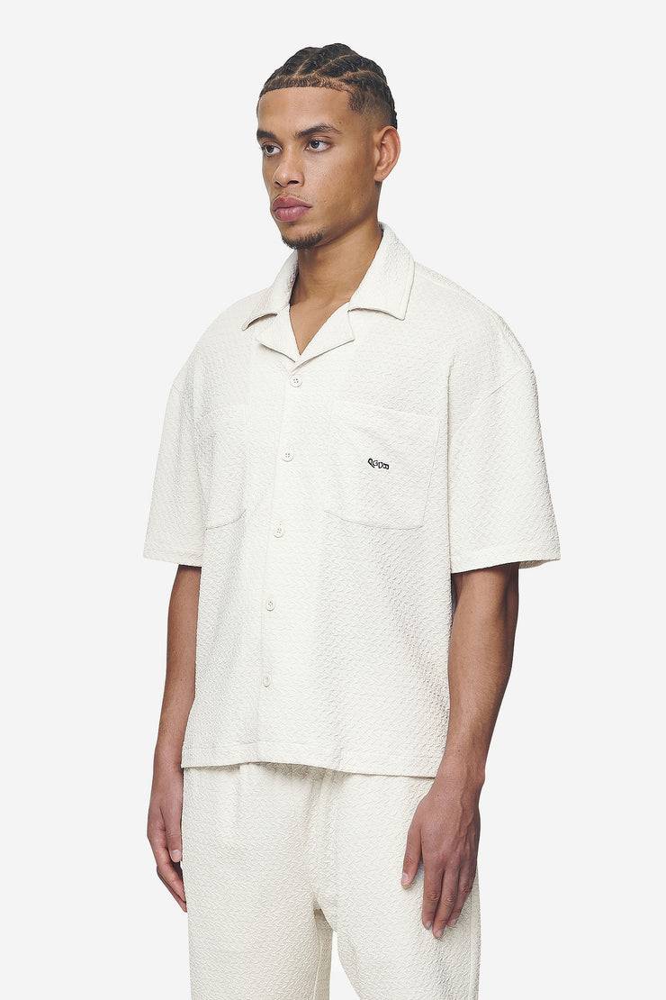 Pegador Wyton Structured Summer Shirt Salty Cream 50% Rabatt für begrenzte Zeit