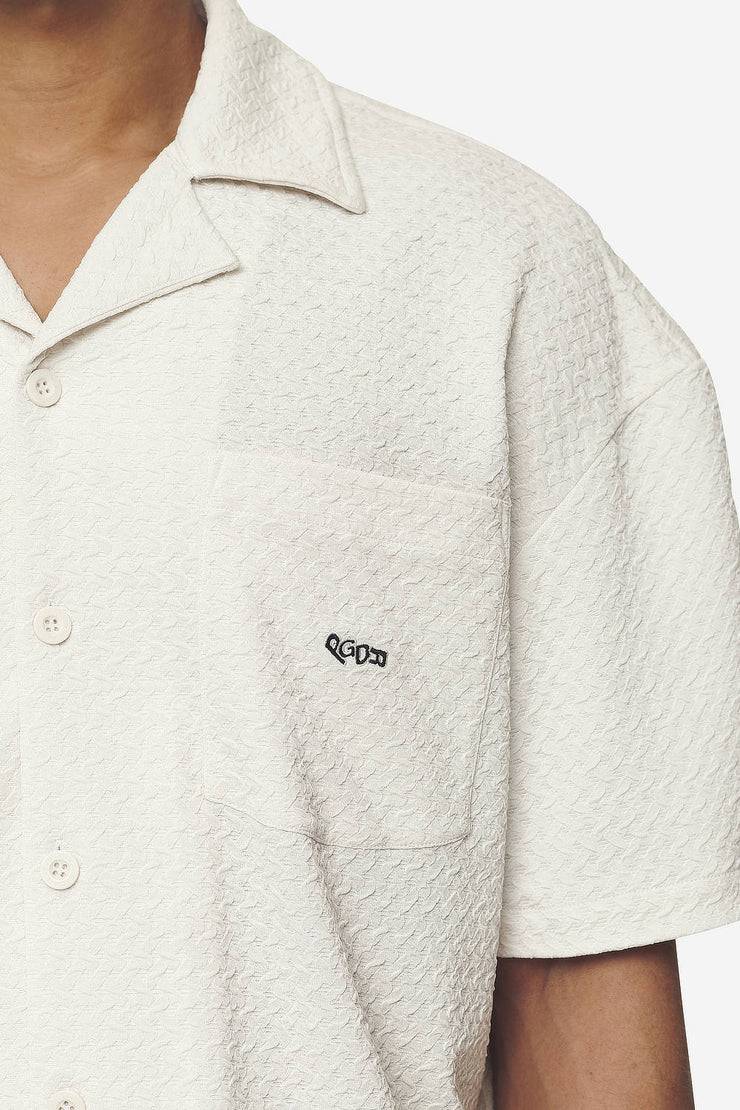 Pegador Wyton Structured Summer Shirt Salty Cream 50% Rabatt für begrenzte Zeit