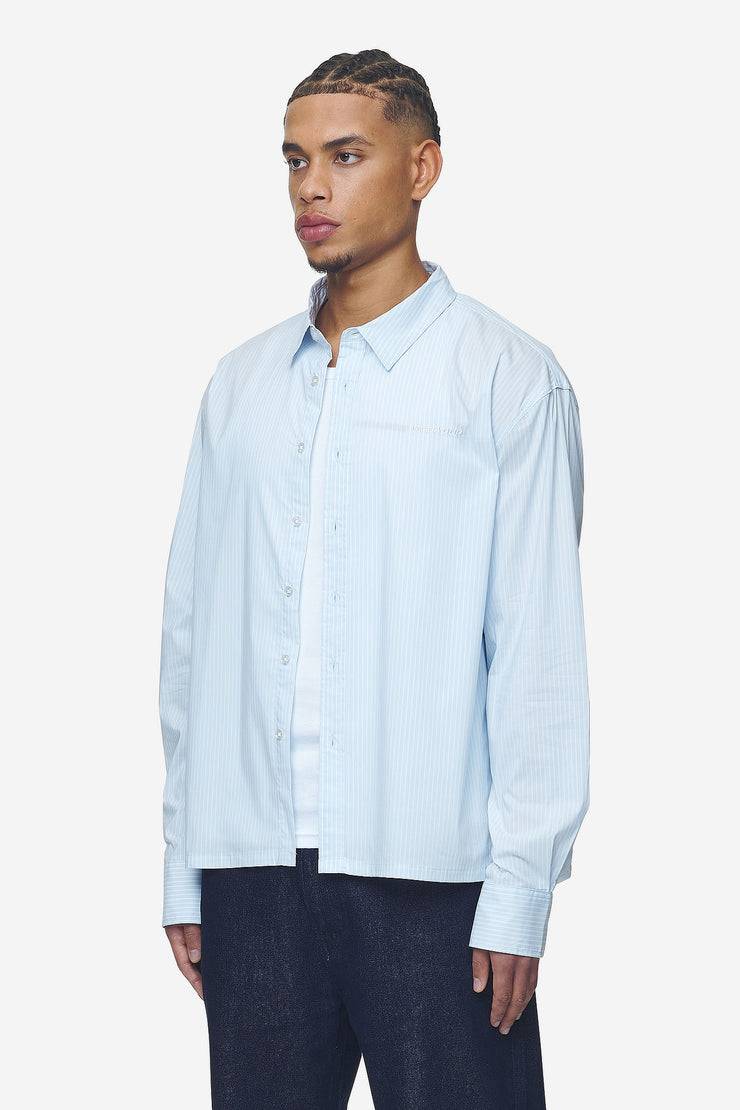 Pegador Raton Oversized Longsleeve Shirt Baby Blue White Online