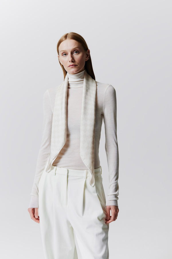Prinz Berlin Seidentuch Illusion 90 Off-White Rabatte dieses Monats