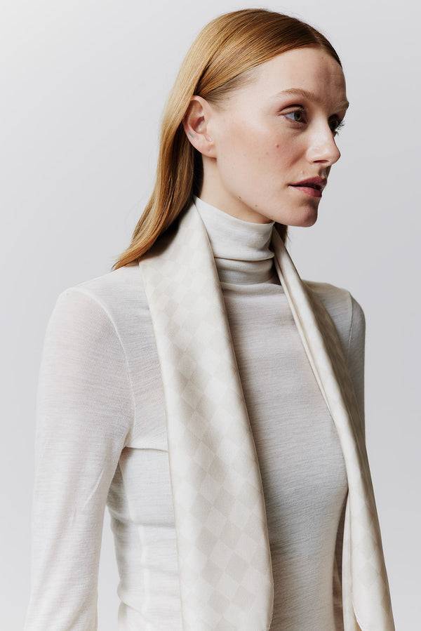Prinz Berlin Seidentuch Illusion 90 Off-White Rabatte dieses Monats