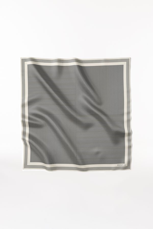Prinz Berlin Seidentuch Stripes 123 Off-White Limitierter Zeitrabatt