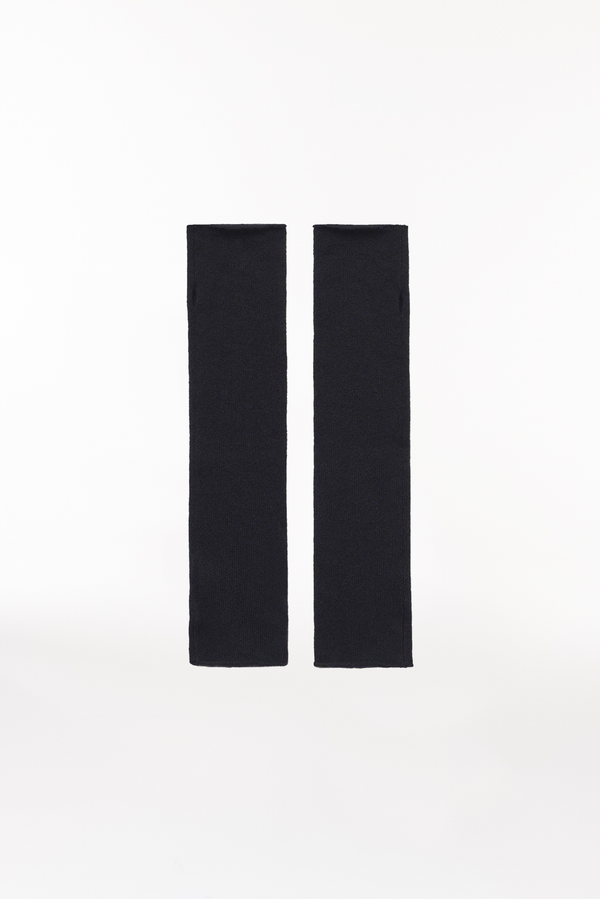 Prinz Berlin Kaschmir Arm Warmers Fine Knit Schwarz Großer Ausverkauf