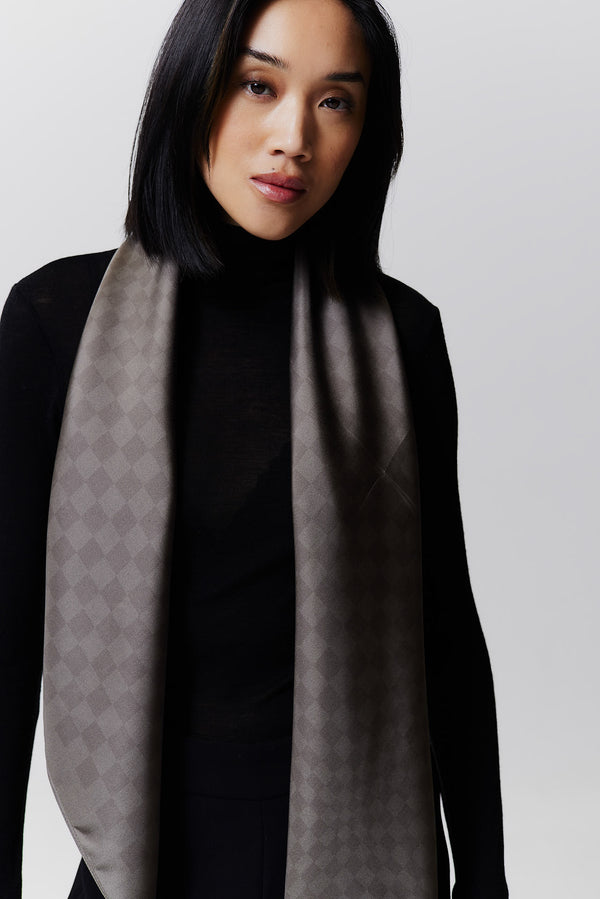 Prinz Berlin Seidentuch Illusion 123 Taupe Online Shopping