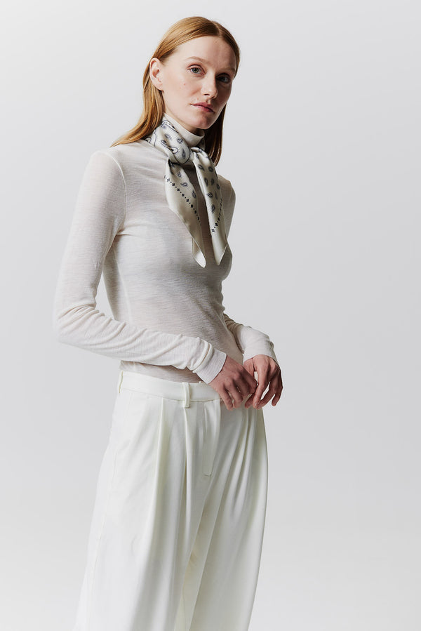 Prinz Berlin Seidentuch Paisley 70 Off-White Black Friday