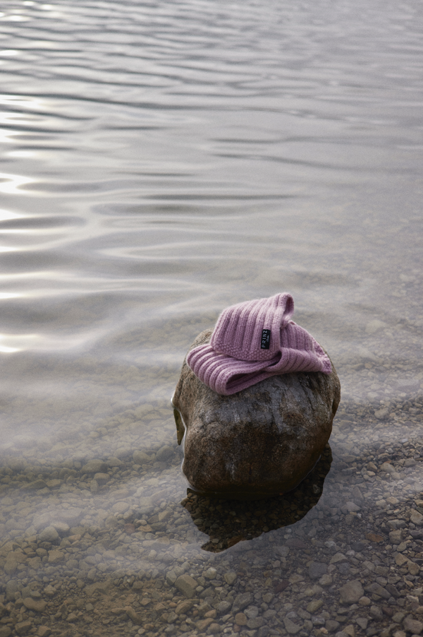 Prinz Berlin Kaschmir Kurzschal Hand Knit Rosa Bis zu 50% Rabatt
