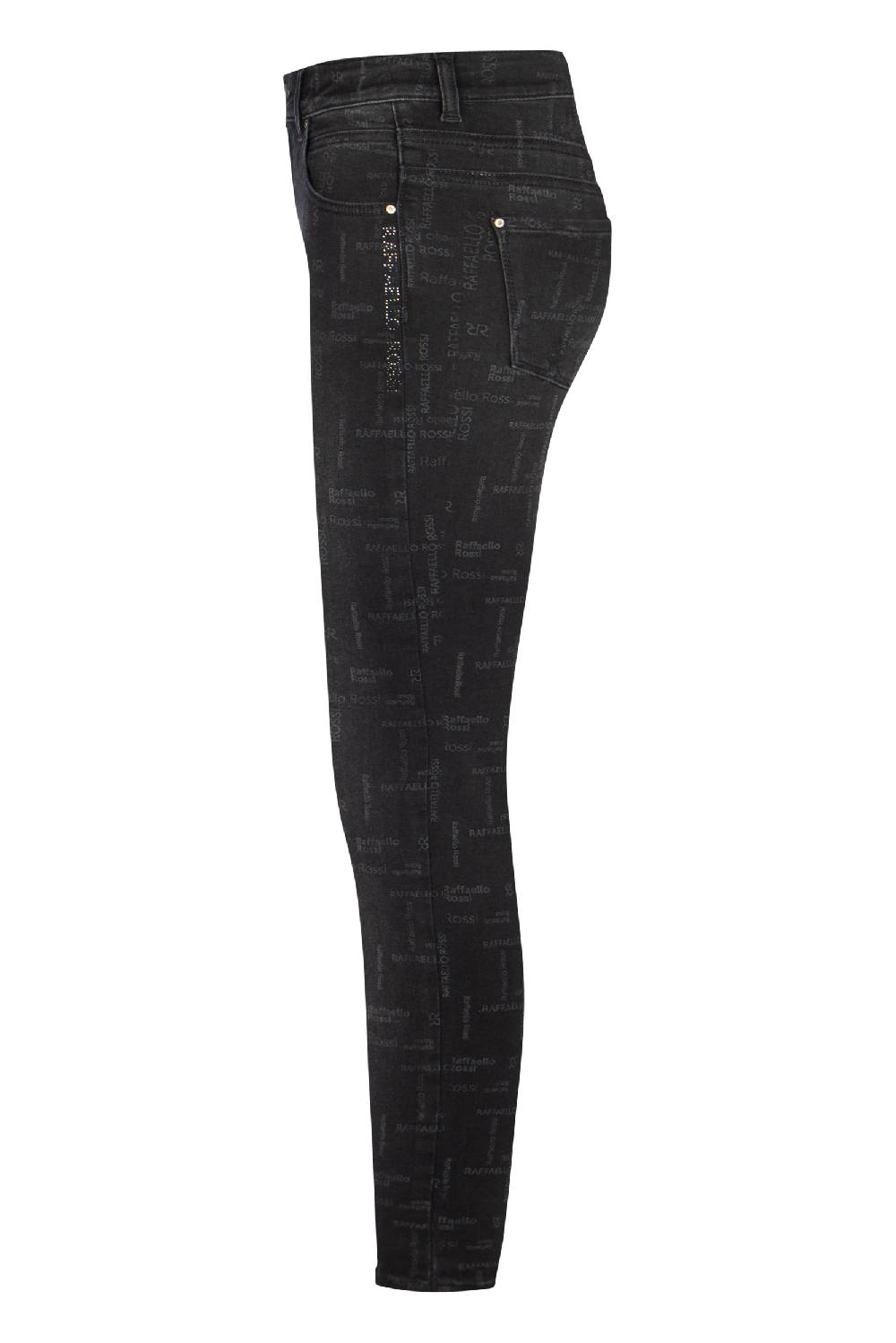 ﻿Raffaello Rossi 5-Pocket Skinny lang Mid Waist gemustert: AMAL L Saisonale Angebote