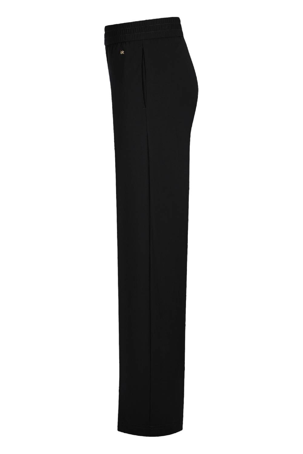 Raffaello Rossi Marlenehose Wide Leg lang Mid Waist schwarz: COSMEA Sonderangebote