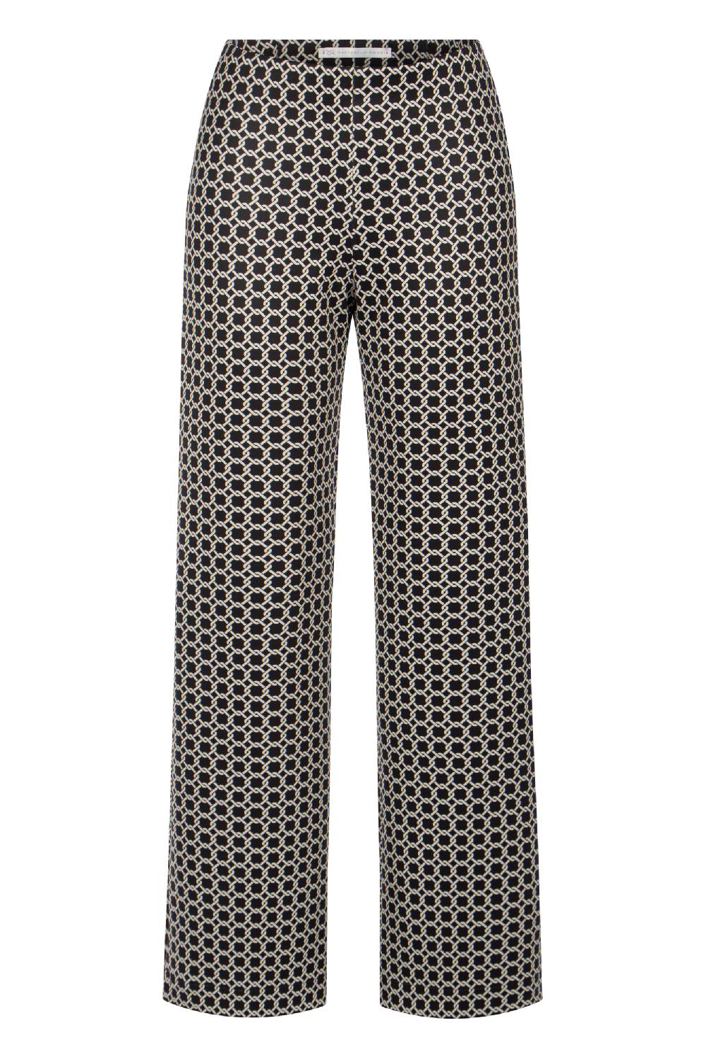 Raffaello Rossi Marlenehose Wide Leg lang Mid Waist gemustert: ELAINE JETZT KAUFEN
