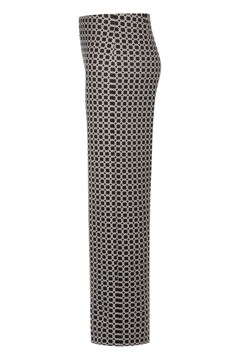 Raffaello Rossi Marlenehose Wide Leg lang Mid Waist gemustert: ELAINE JETZT KAUFEN