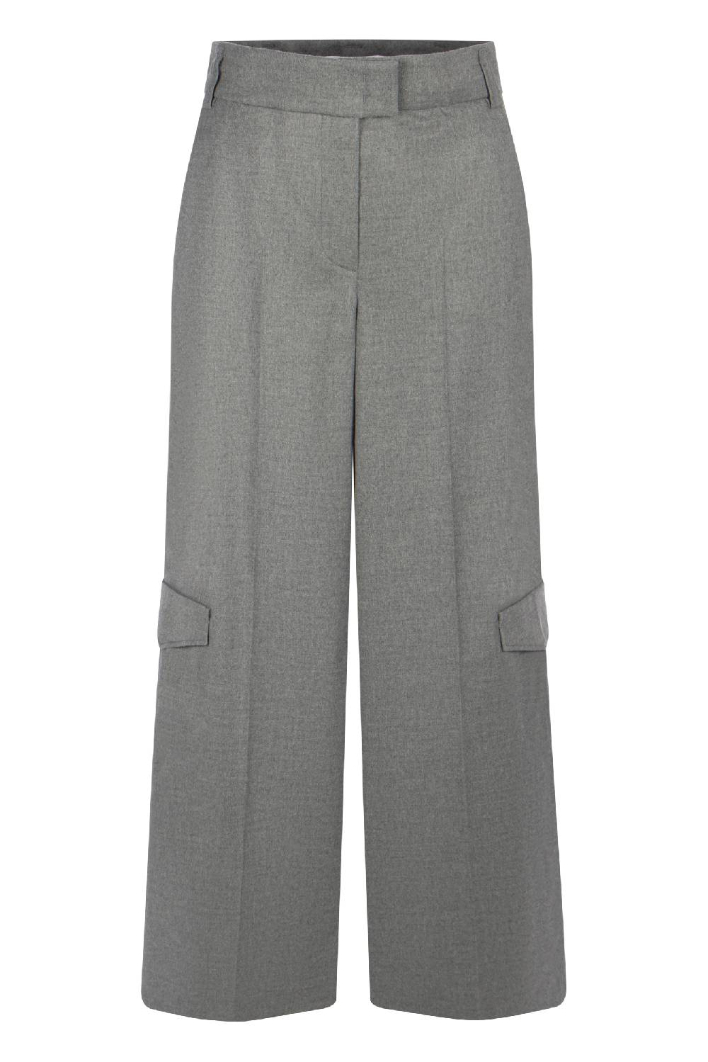Raffaello Rossi Cargo Wide Leg lang High Waist grau: JASCHA Neueste Stile