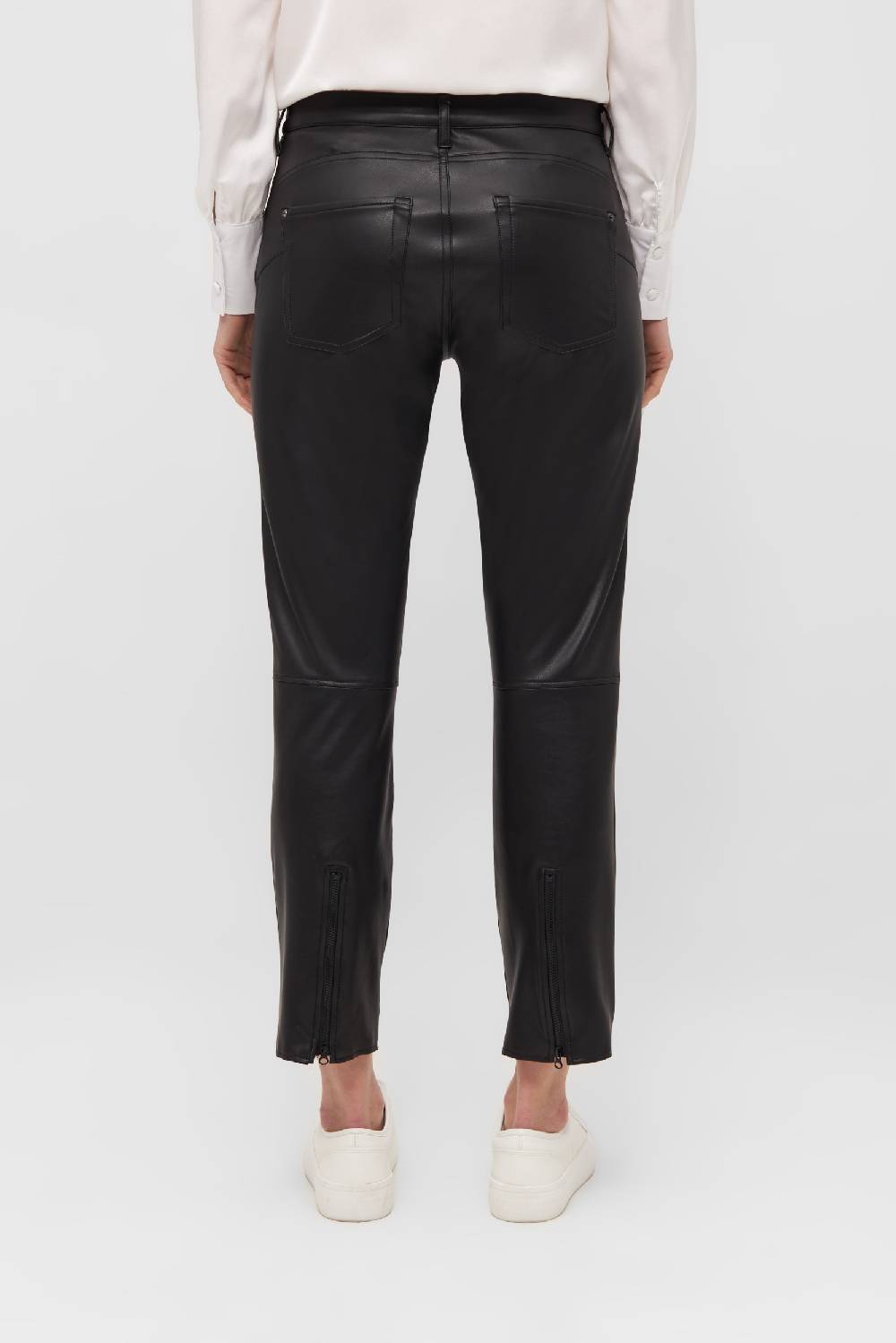Raffaello Rossi 5-Pocket Slim verkürzt -7/8 Mid Waist schwarz: KASIA 7/8 Letzte 2 Tage