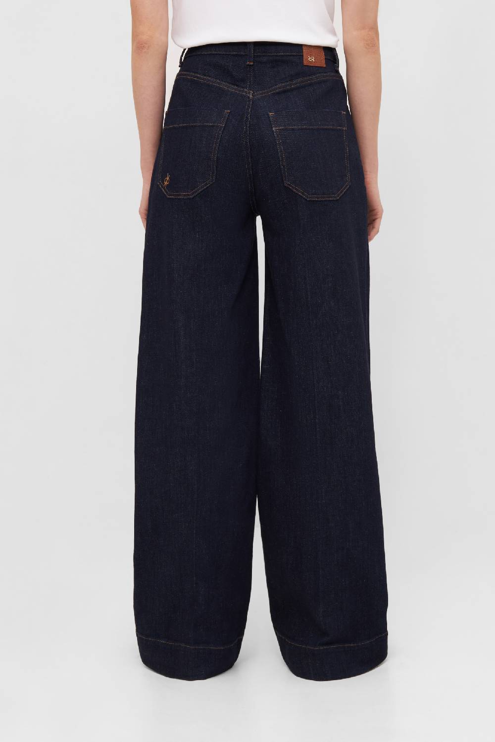 Raffaello Rossi 5-Pocket Wide Leg verkürzt -6/8 High Waist blau: MIRU Vierteljährliche Förderung