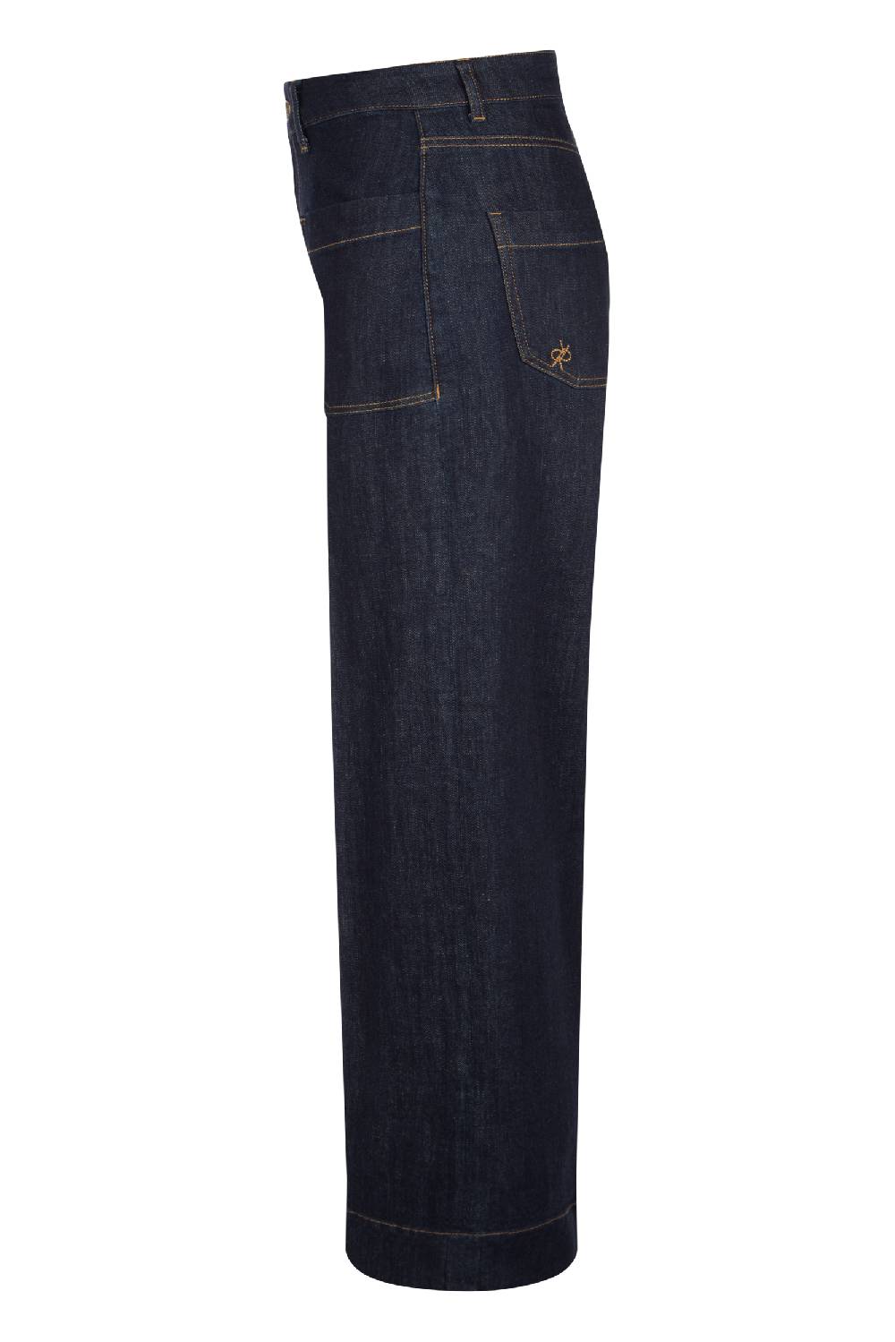 Raffaello Rossi 5-Pocket Wide Leg verkürzt -6/8 High Waist blau: MIRU Vierteljährliche Förderung