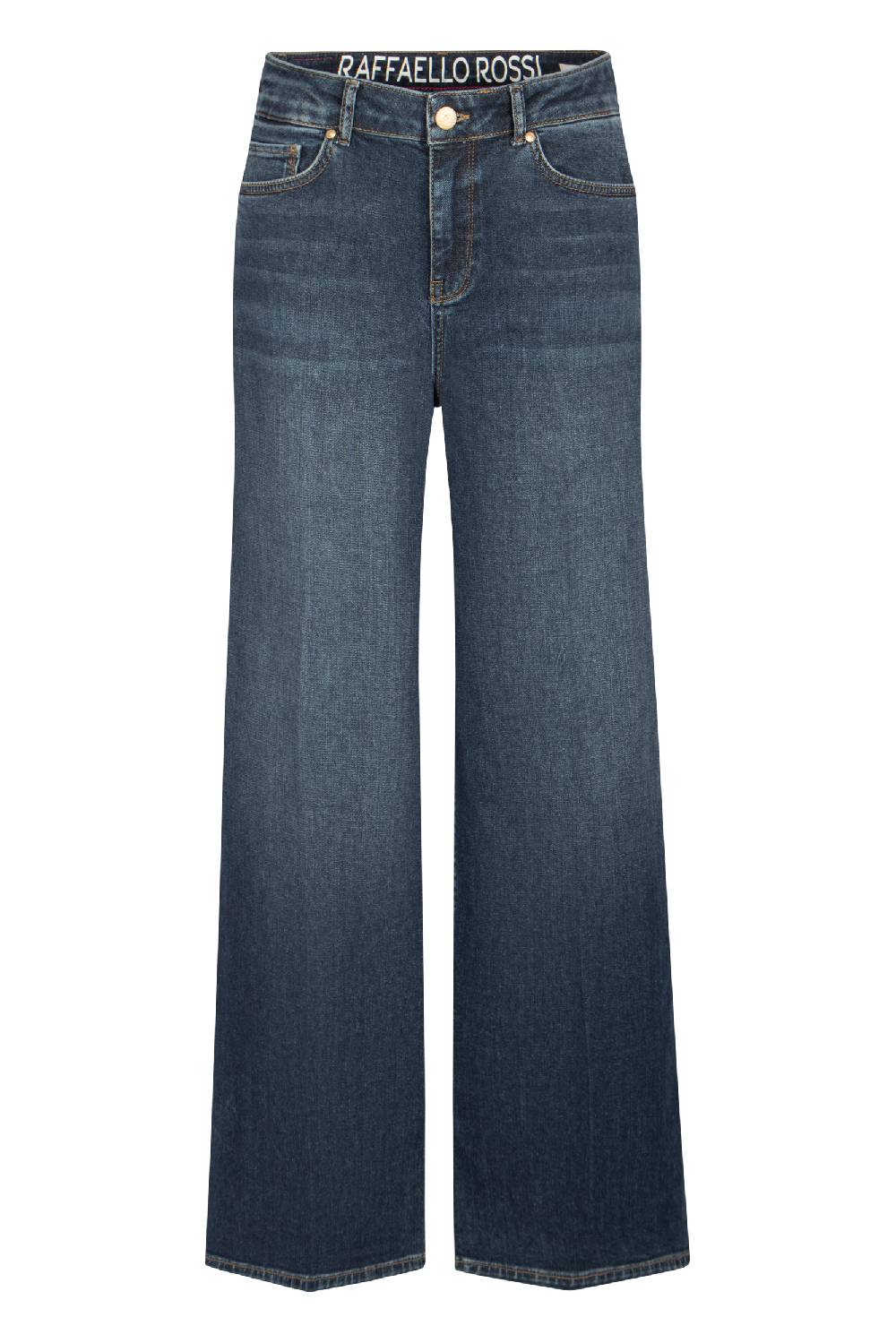 Raffaello Rossi Bootcut Wide Leg lang High Waist blau: SVENTY Kostenloser Versand international