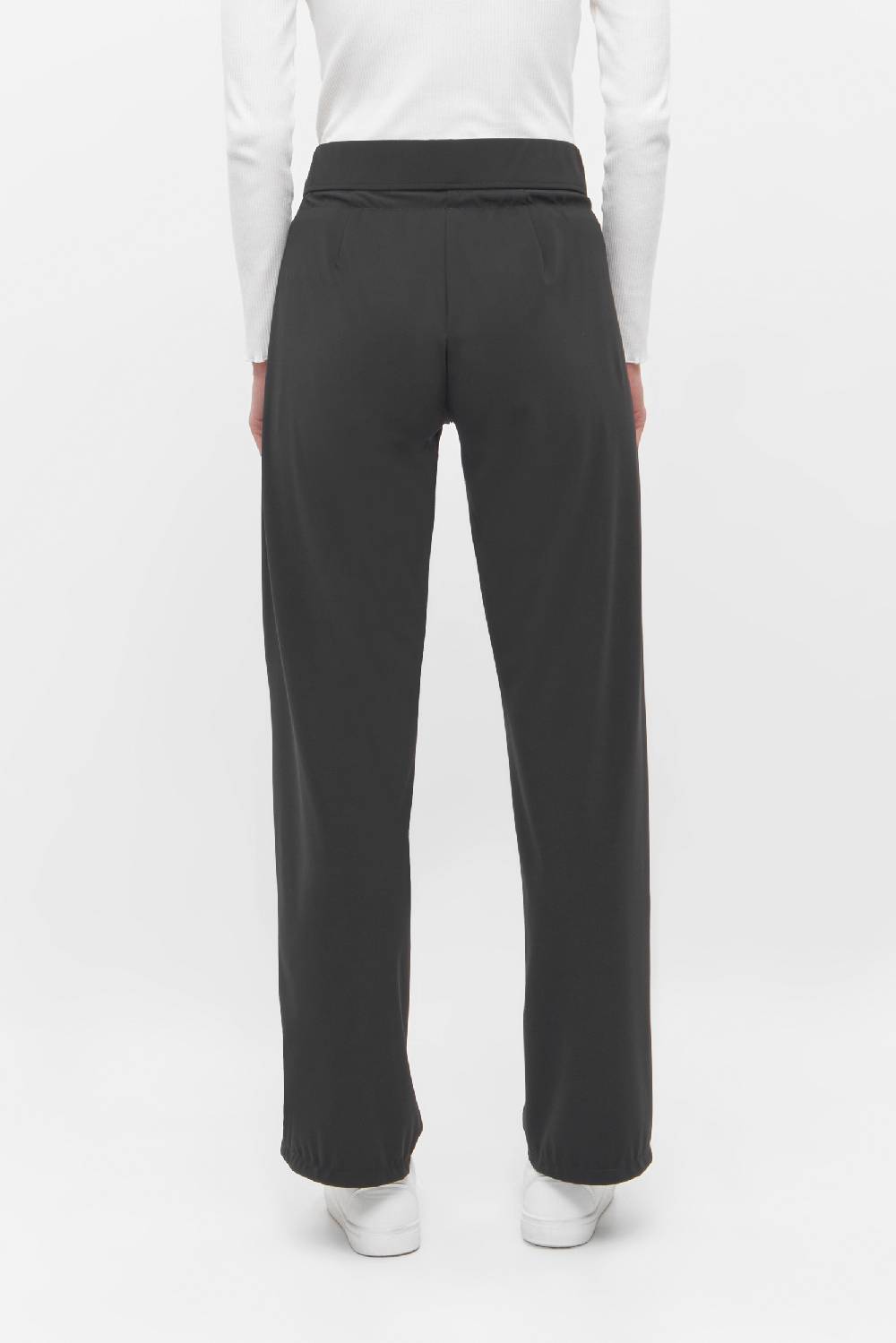 Raffaello Rossi Joggpant Straight lang Mid Waist schwarz: CANDICE STRAIGHT Black Friday Preise