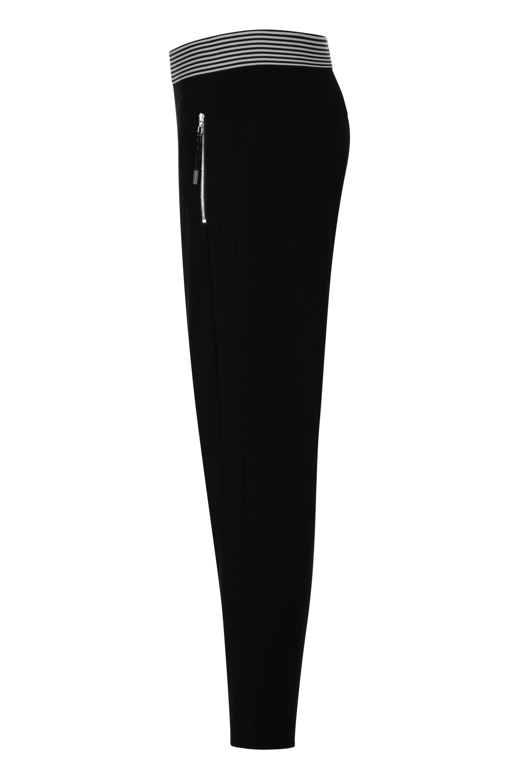Raffaello Rossi Joggpant Relaxed verkürzt -7/8 Mid Waist schwarz: NATINA RIBBON Outlet