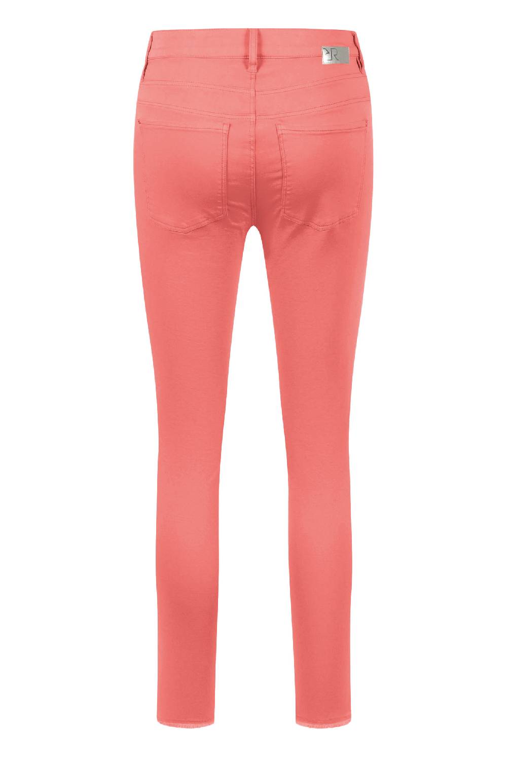 Raffaello Rossi 5-Pocket Slim verkürzt -7/8 Mid Waist rot: AMAL 7/8 Schlussverkauf