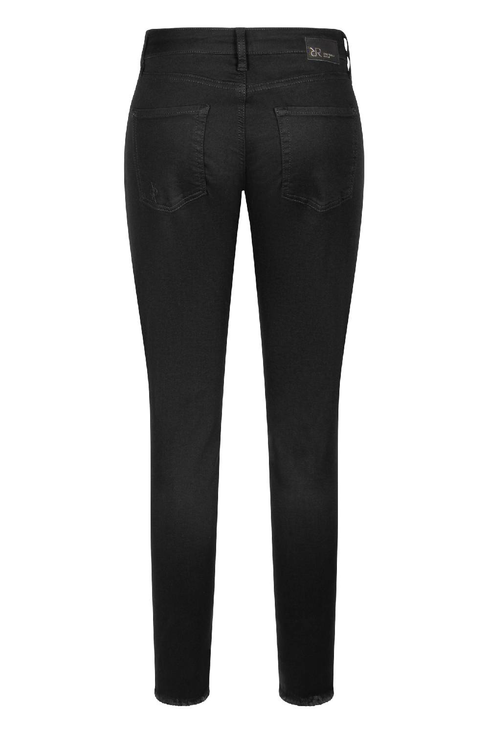 Raffaello Rossi 5-Pocket Slim verkürzt -7/8 Mid Waist schwarz: JANE Günstiger Verkauf
