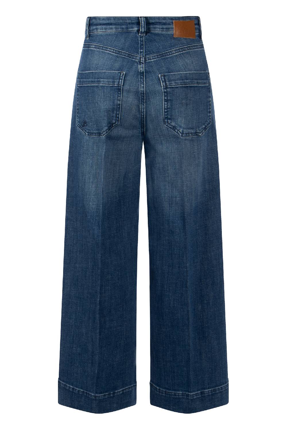 Raffaello Rossi 5-Pocket Wide Leg verkürzt -6/8 High Waist blau: MIRU 6/8 Blitzverkäufe