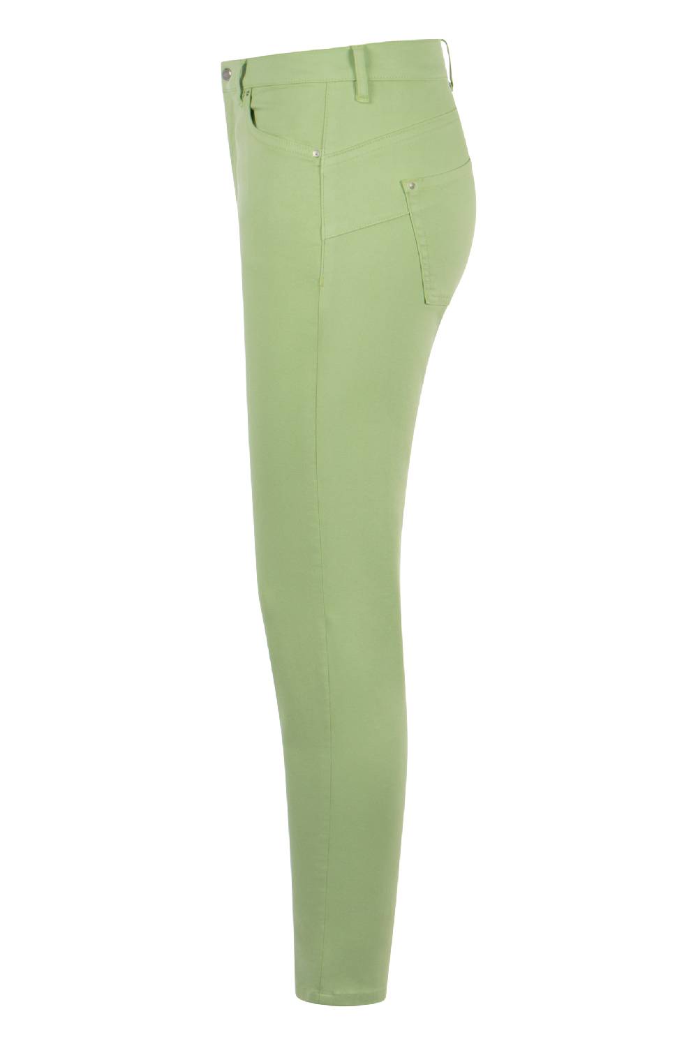 Raffaello Rossi 5-Pocket Slim verkürzt -7/8 Low Waist grün: SUZY Limitierter Zeitrabatt