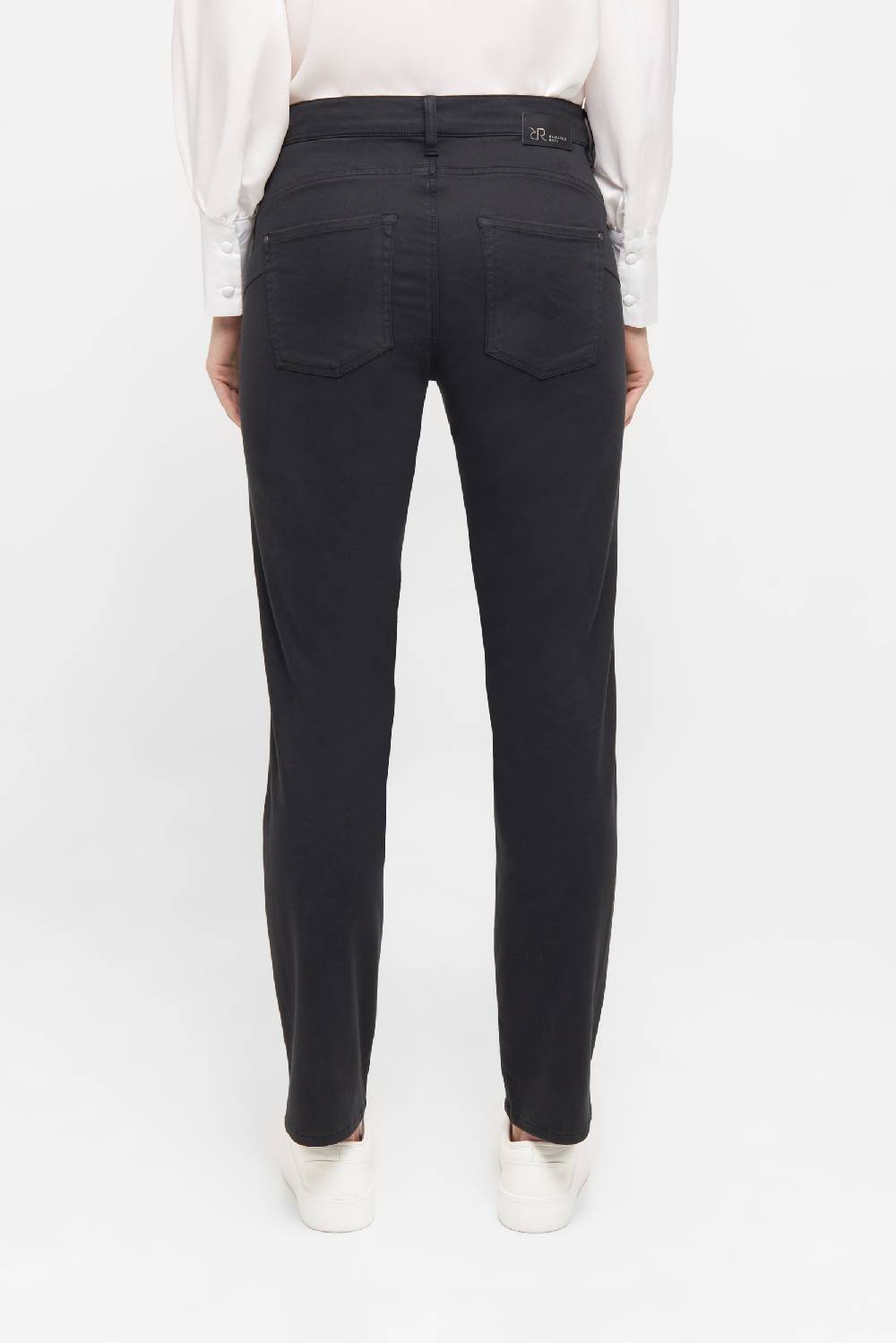Raffaello Rossi 5-Pocket Slim lang Mid Waist schwarz: SUZY Fabrik Onlineshop