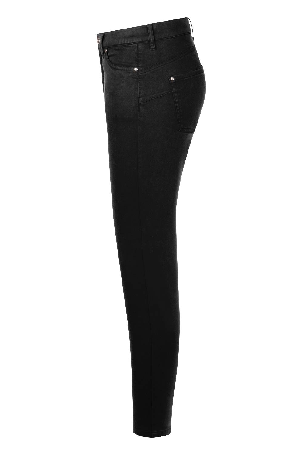 Raffaello Rossi 5-Pocket Slim lang Mid Waist schwarz: SUZY Fabrik Onlineshop