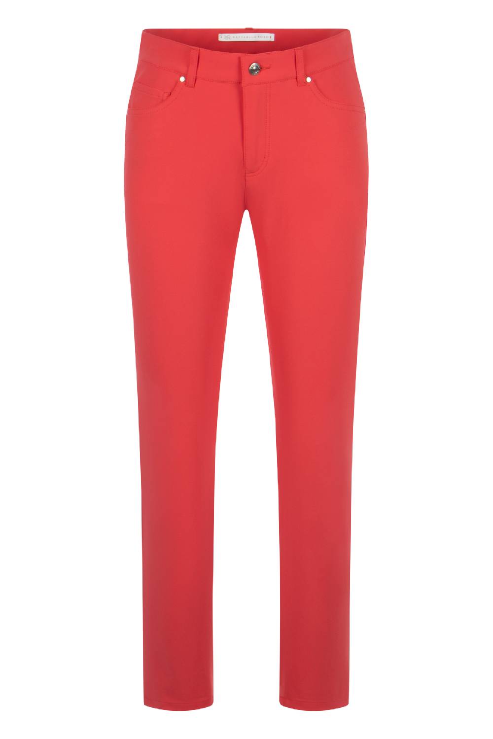 Raffaello Rossi 5-Pocket Slim verkürzt -7/8 Low Waist rot: SUZY Fabrikpreis