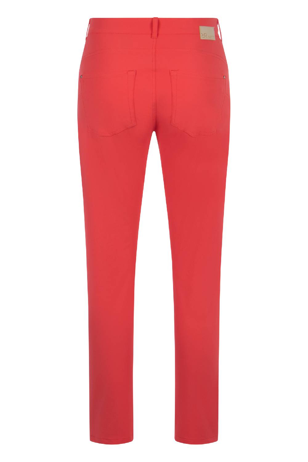 Raffaello Rossi 5-Pocket Slim verkürzt -7/8 Low Waist rot: SUZY Fabrikpreis