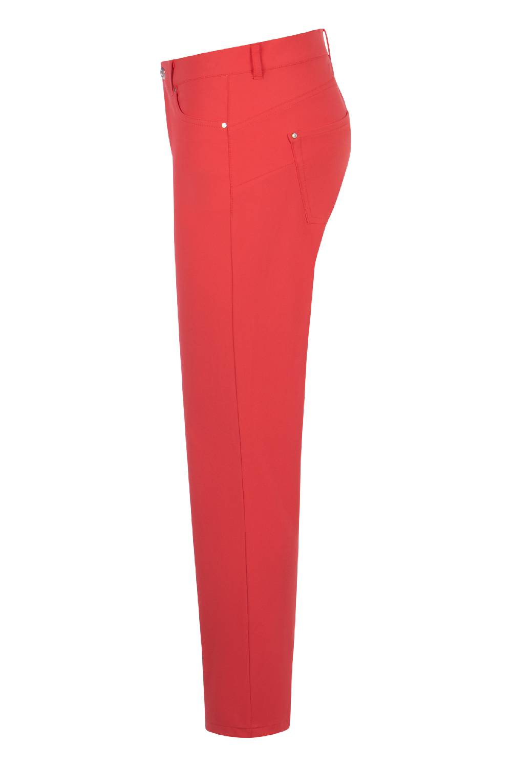 Raffaello Rossi 5-Pocket Slim verkürzt -7/8 Low Waist rot: SUZY Fabrikpreis