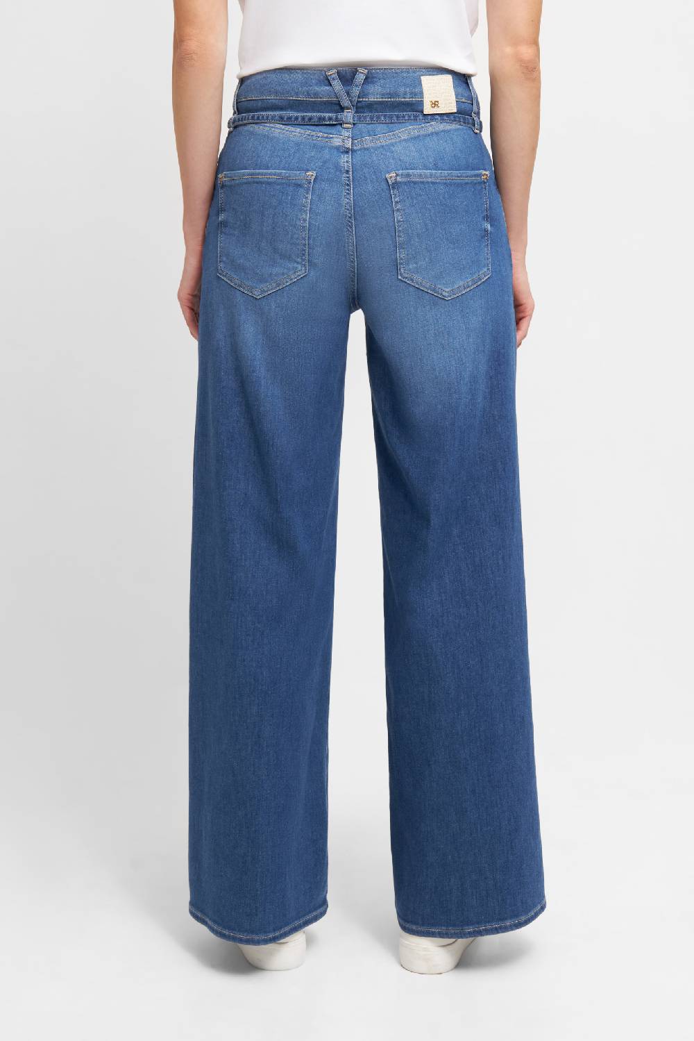 Raffaello Rossi 5-Pocket Wide Leg lang High Waist blau: SVENTY B Rabatt