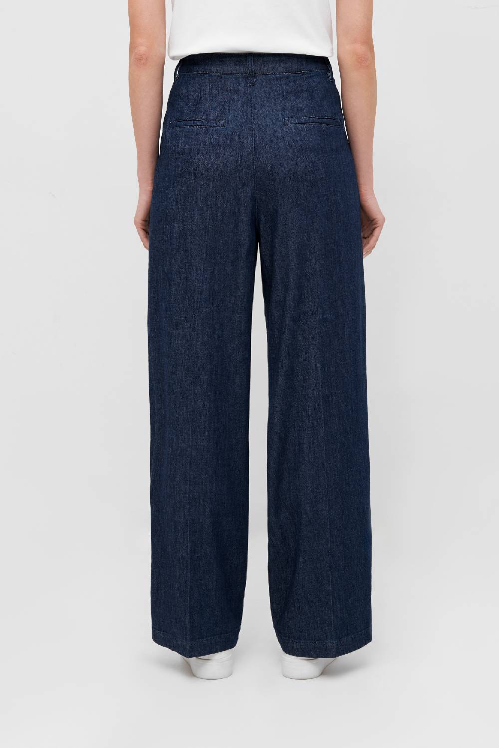 Raffaello Rossi 5-Pocket Wide Leg lang High Waist blau: TARA Günstig kaufen