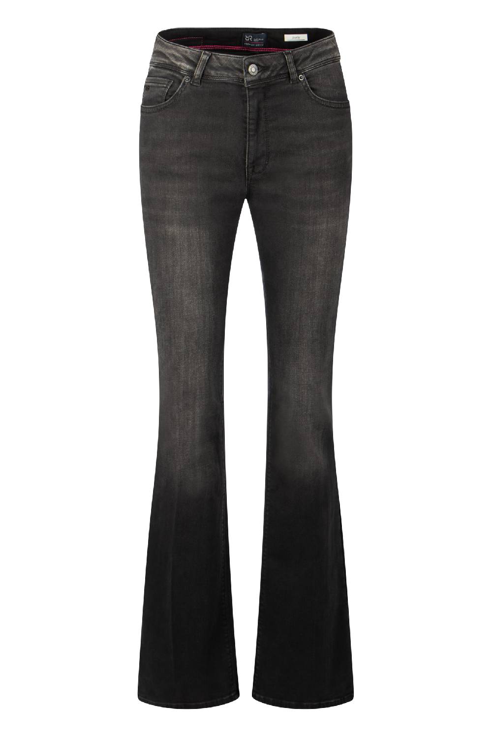 Raffaello Rossi 5-Pocket Wide Leg lang Mid Waist grau: VIC FLARED Flash Sale