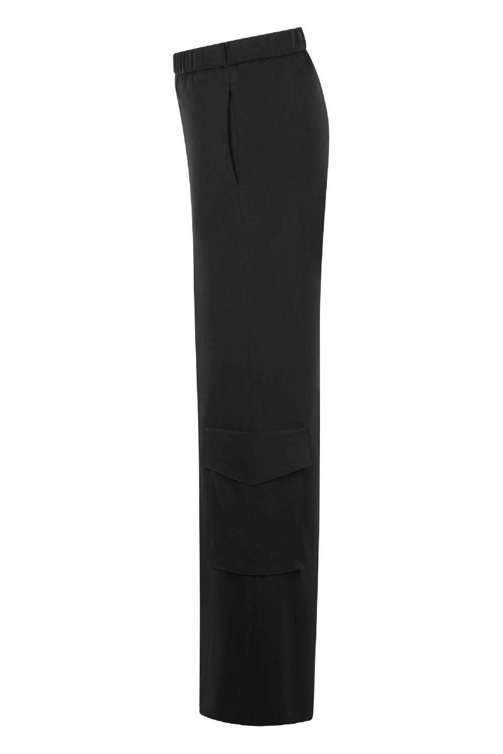 Raffaello Rossi Cargo Wide Leg lang High Waist schwarz: ALMA Online Shopping