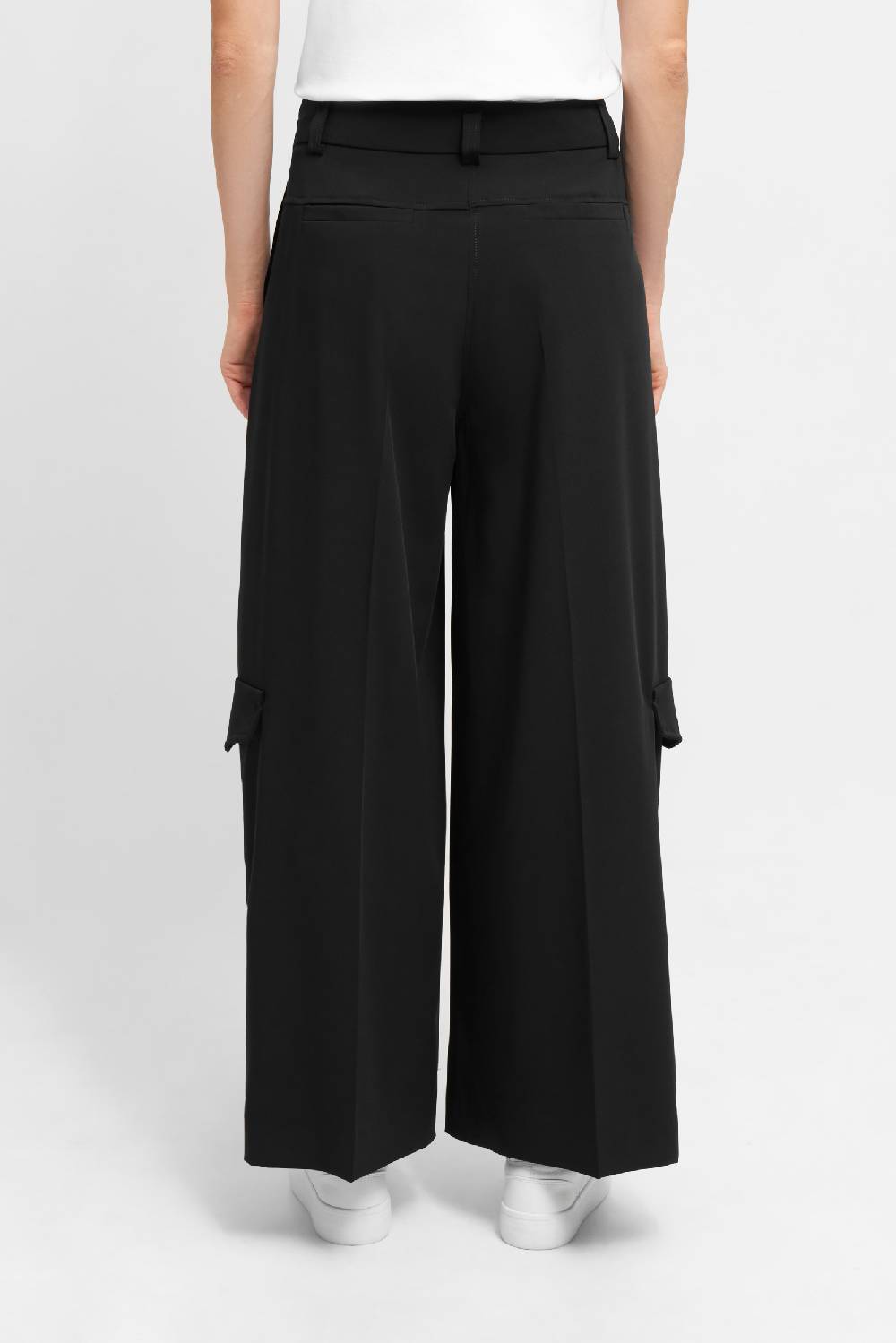 Raffaello Rossi Cargo Wide Leg verkürzt -7/8 High Waist schwarz: JASCHA Exklusivangebot