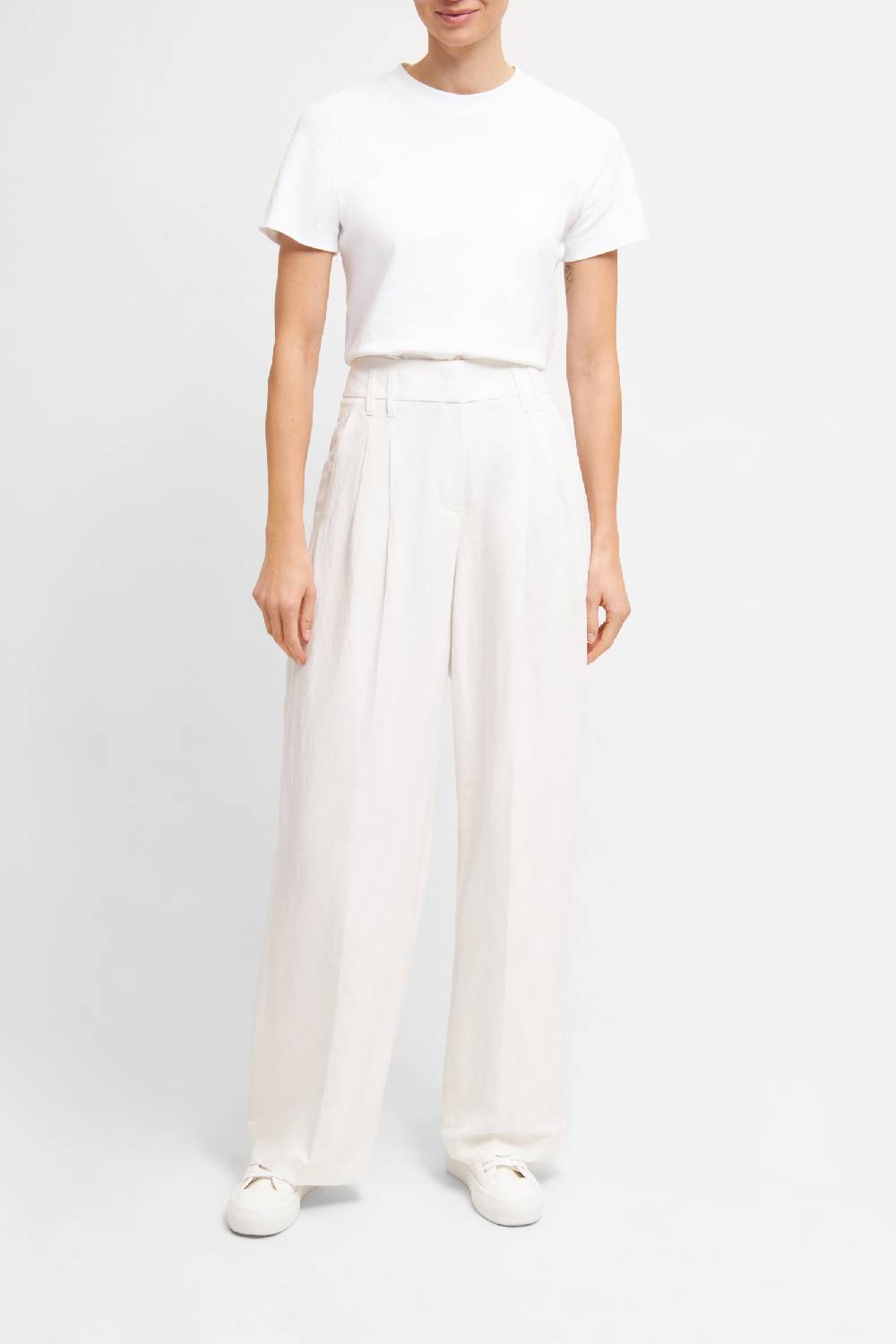 Raffaello Rossi Marlenehose Wide Leg lang High Waist beige: MAYLA Preisnachlass