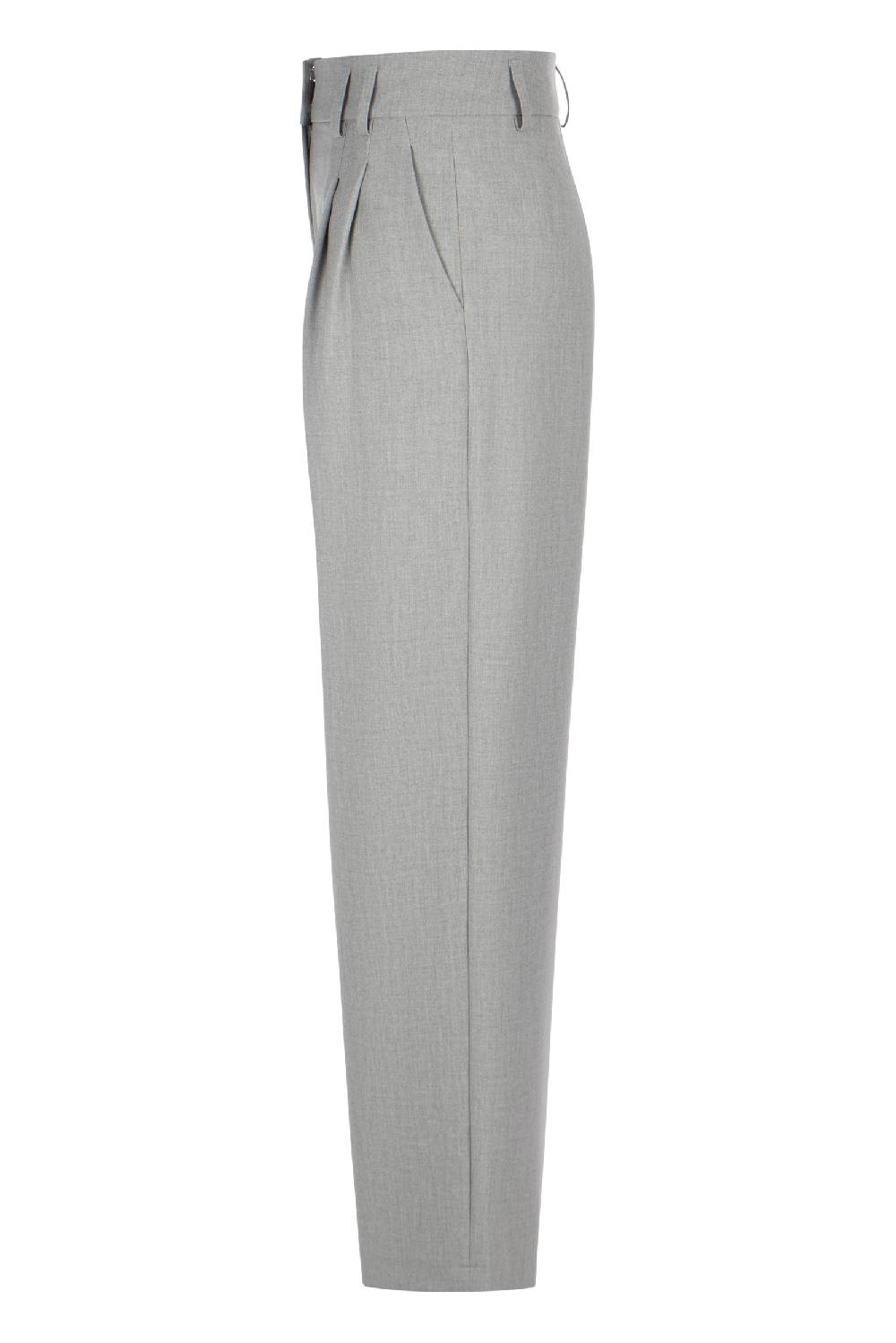 Raffaello Rossi Bundfaltenhose Wide Leg lang High Waist grau: MAYLA Saisonschlussverkauf