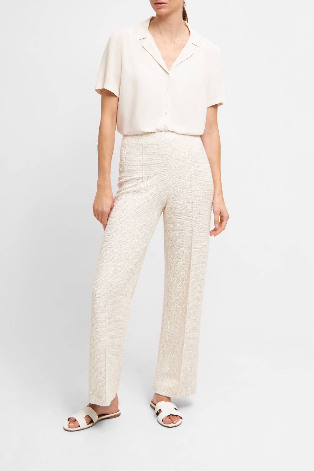 Raffaello Rossi Marlenehose Wide Leg lang Mid Waist schwarz: ELAINE Valentinstagsangebot