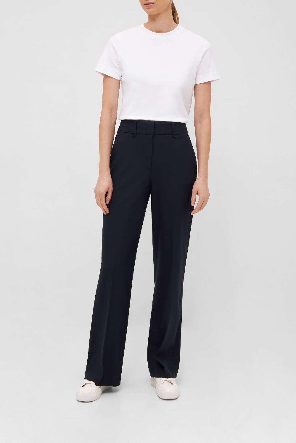 Raffaello Rossi Chino Wide Leg lang High Waist schwarz: GABINA Jubiläumsangebot