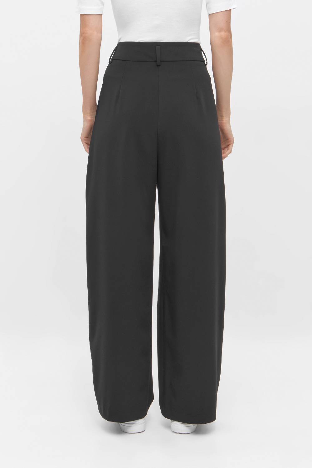Raffaello Rossi Bundfaltenhose Wide Leg lang High Waist schwarz: MAYLA Zeitlich begrenztes Angebot